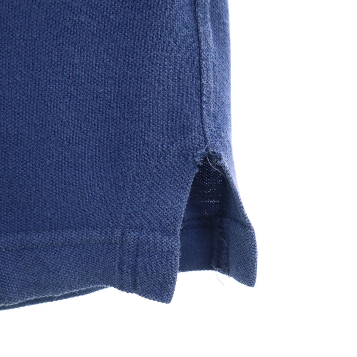 HERMES Made in Italy Short Sleeve Polo Blue Size S
