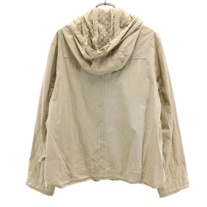 LOUIS VUITTON Italy Hooded Jacket Beige Size 38