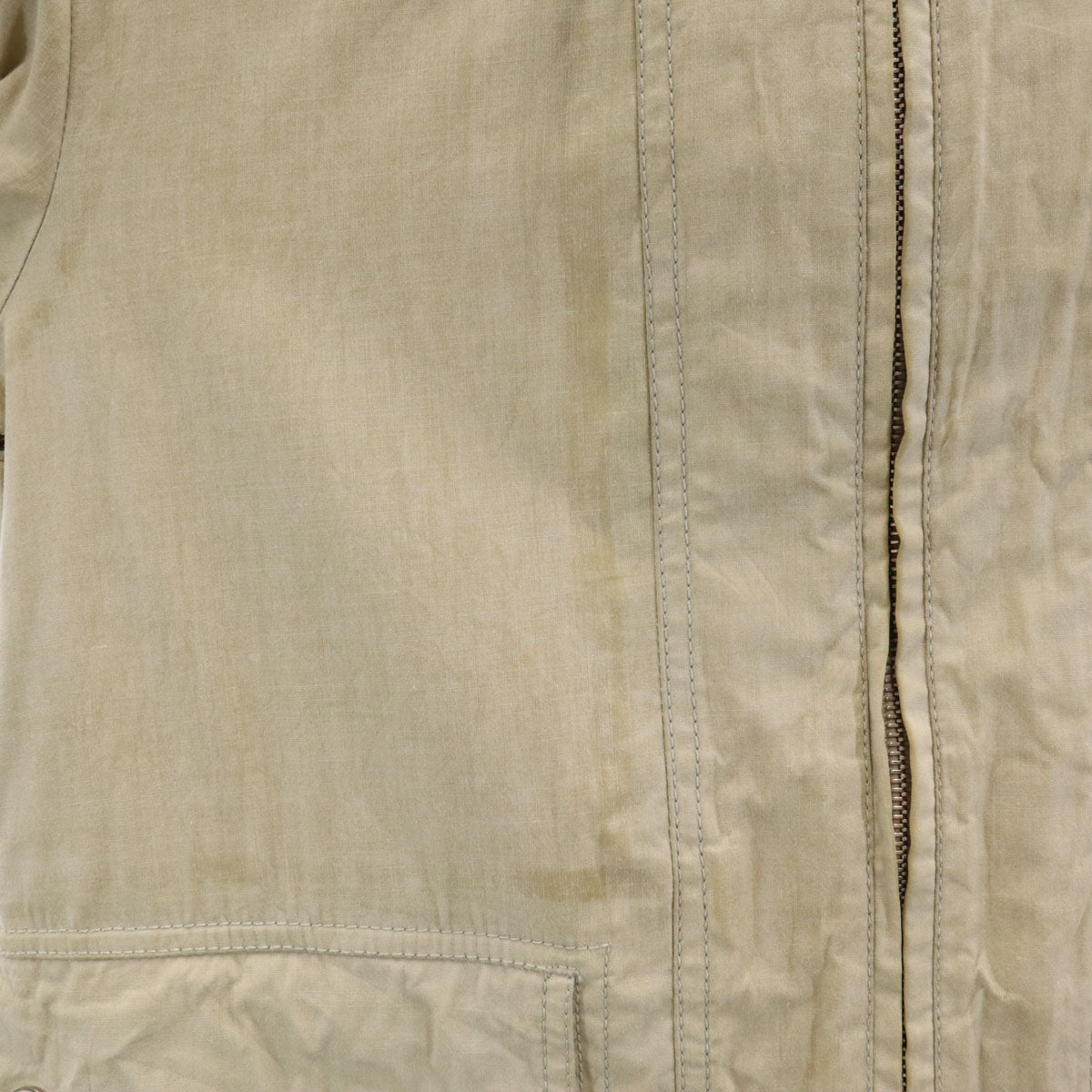 LOUIS VUITTON Italy Hooded Jacket Beige Size 38