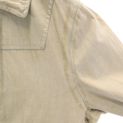 LOUIS VUITTON Italy Hooded Jacket Beige Size 38