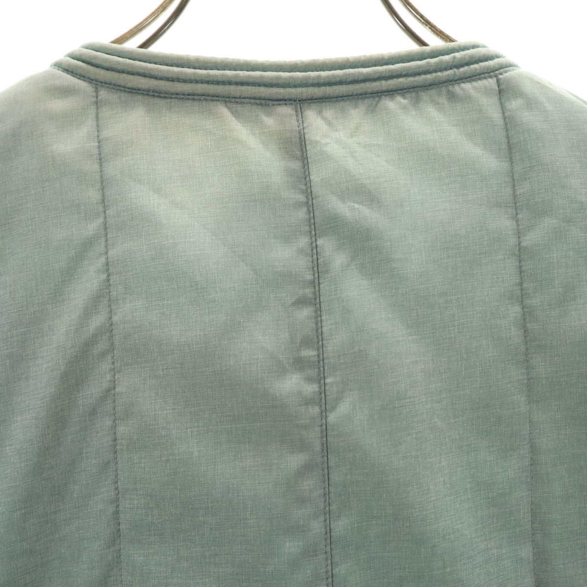 CHANEL Italian Zip Jacket Green Size 42