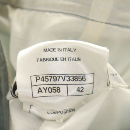 CHANEL Italian Zip Jacket Green Size 42