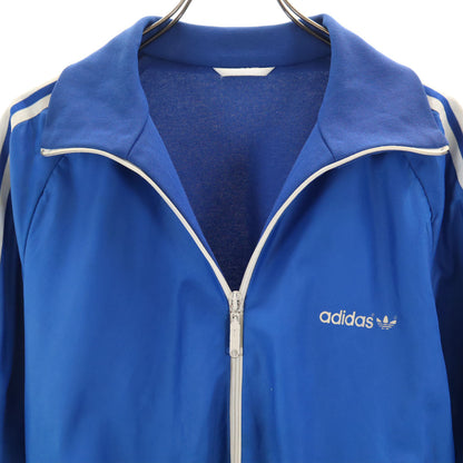 adidas 70s Vintage Trefoil Logo Track Jacket Blue Size M