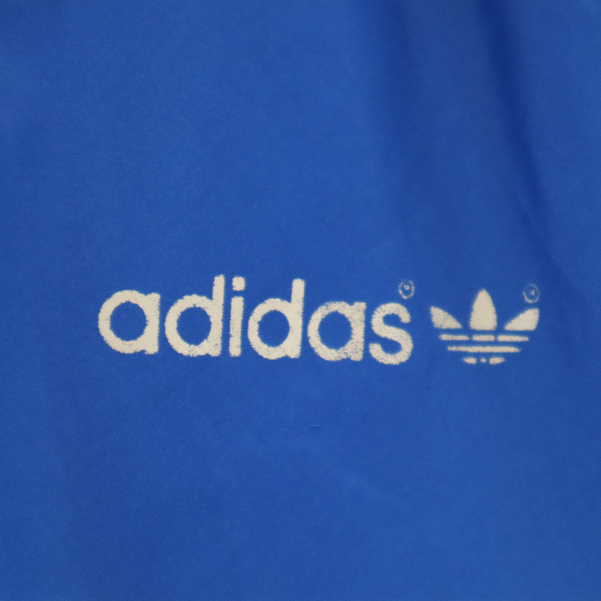 adidas 70s Vintage Trefoil Logo Track Jacket Blue Size M