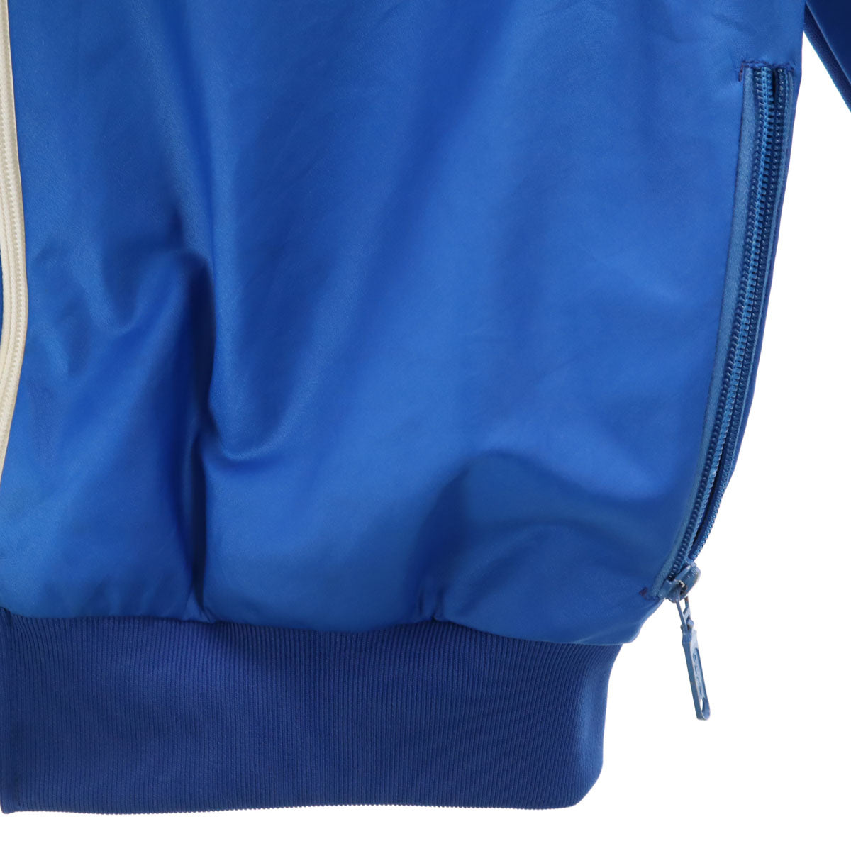 adidas 70s Vintage Trefoil Logo Track Jacket Blue Size M