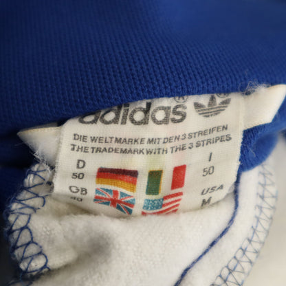 adidas 70s Vintage Trefoil Logo Track Jacket Blue Size M