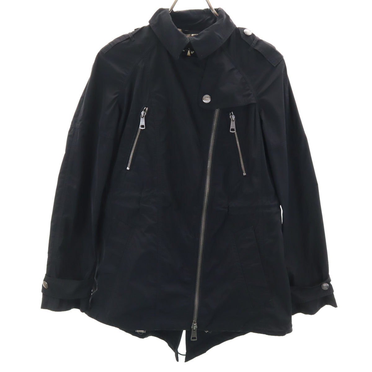 BURBERRY BRIT Trench Coat Black Size 6
