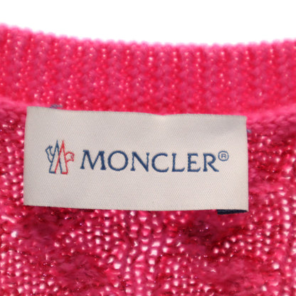 MONCLER Pink Long Sleeve Knit Dress Size 12