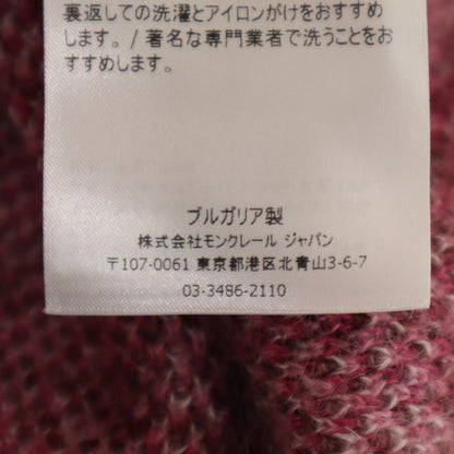 MONCLER Pink Long Sleeve Knit Dress Size 12