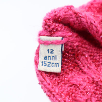 MONCLER Pink Long Sleeve Knit Dress Size 12