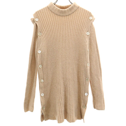 MARNI Beige Long Sleeve 2-Way Sweater Size 36