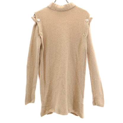 MARNI Beige Long Sleeve 2-Way Sweater Size 36