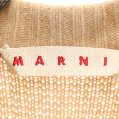 MARNI Beige Long Sleeve 2-Way Sweater Size 36