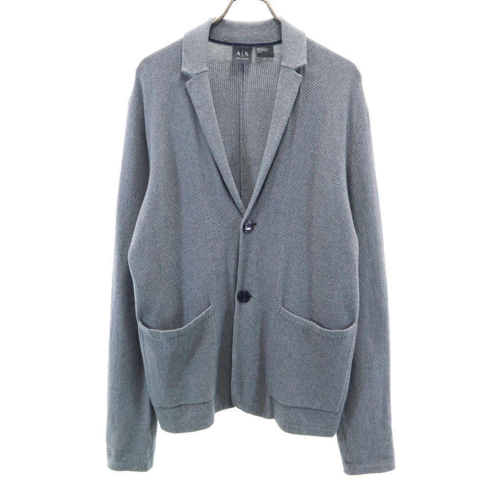 ARMANI EXCHANGE Long Sleeve Knit Cardigan Gray Size M