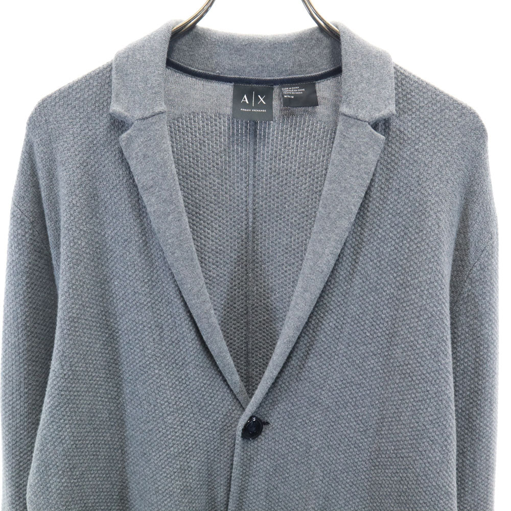ARMANI EXCHANGE Long Sleeve Knit Cardigan Gray Size M