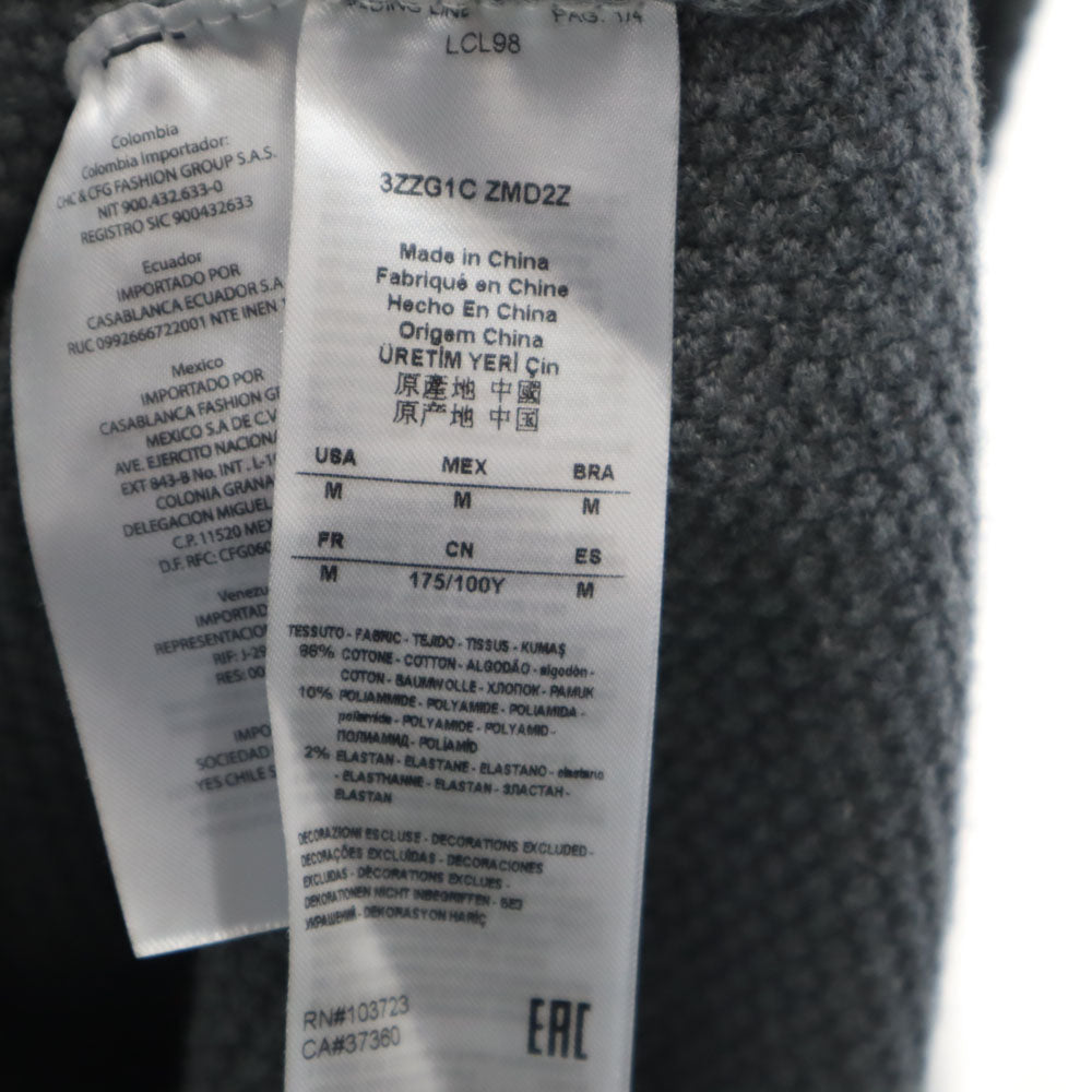 ARMANI EXCHANGE Long Sleeve Knit Cardigan Gray Size M