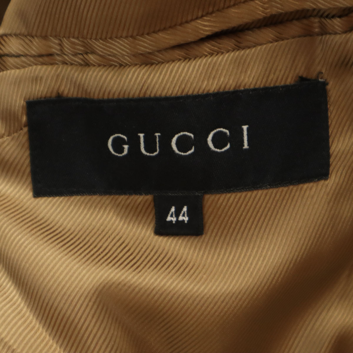 GUCCI Italy Wool Tailored Blazer Brown Size 44