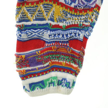 COOGI 90s Australian Made 3D Knit Cardigan Multi Size S