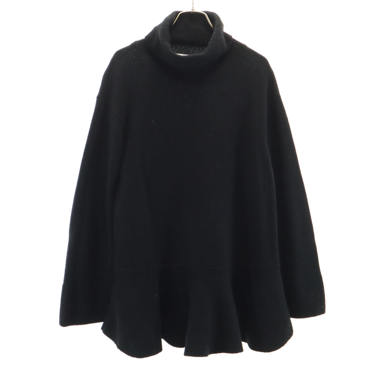 FOXEY NEW YORK Black Cashmere Blend Tunic Sweater Size 40