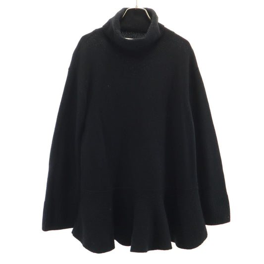 FOXEY NEW YORK Black Cashmere Blend Tunic Sweater Size 40