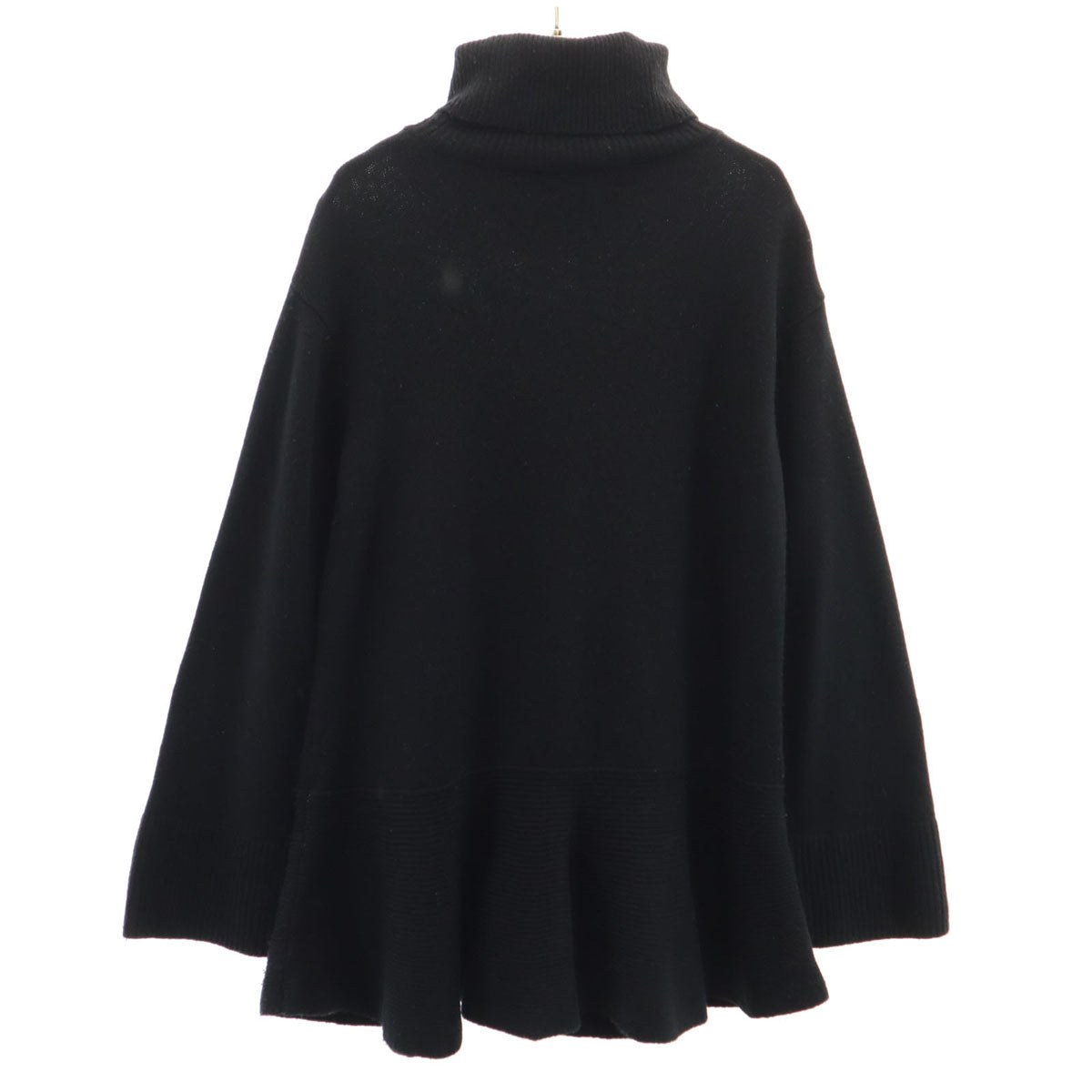 FOXEY NEW YORK Black Cashmere Blend Tunic Sweater Size 40