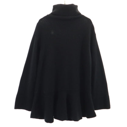 FOXEY NEW YORK Black Cashmere Blend Tunic Sweater Size 40
