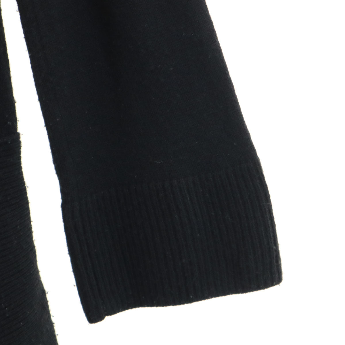 FOXEY NEW YORK Black Cashmere Blend Tunic Sweater Size 40