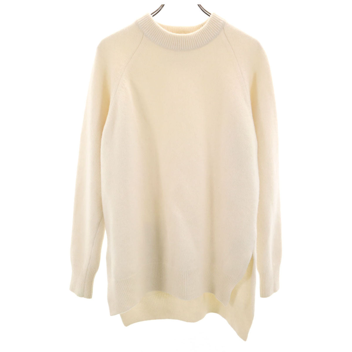 JIL SANDER 19AW Italian Knit Sweater Ivory Size 46