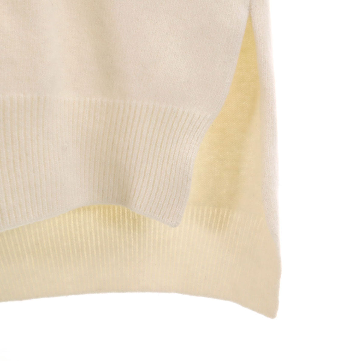 JIL SANDER 19AW Italian Knit Sweater Ivory Size 46