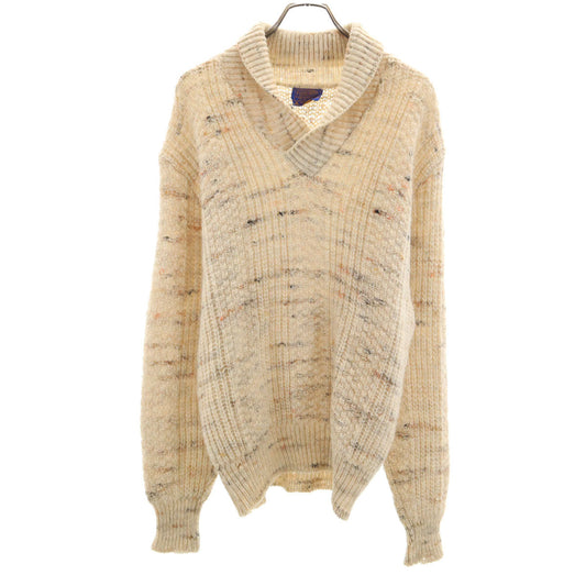 PENDLETON 70s Vintage Made in USA Knit Sweater Beige Size XL