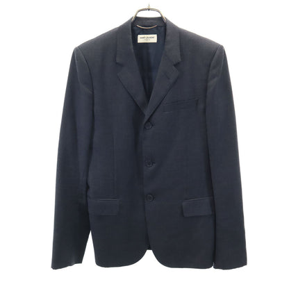 SAINT LAURENT 2012 Italian Summer Wool Blazer Gray Size 46