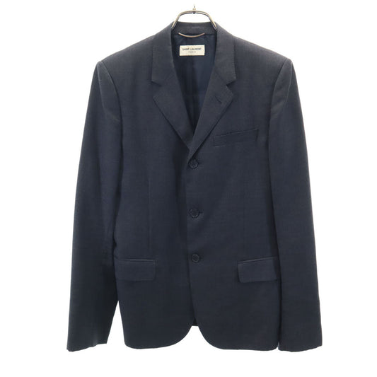 SAINT LAURENT 2012 Italian Summer Wool Blazer Gray Size 46