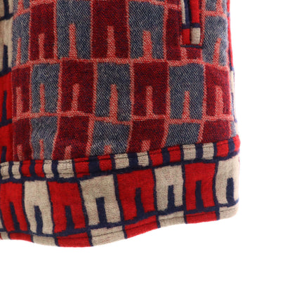 Y's Japan-Made All-Over Pattern Jacket Red