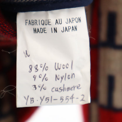 Y's Japan-Made All-Over Pattern Jacket Red