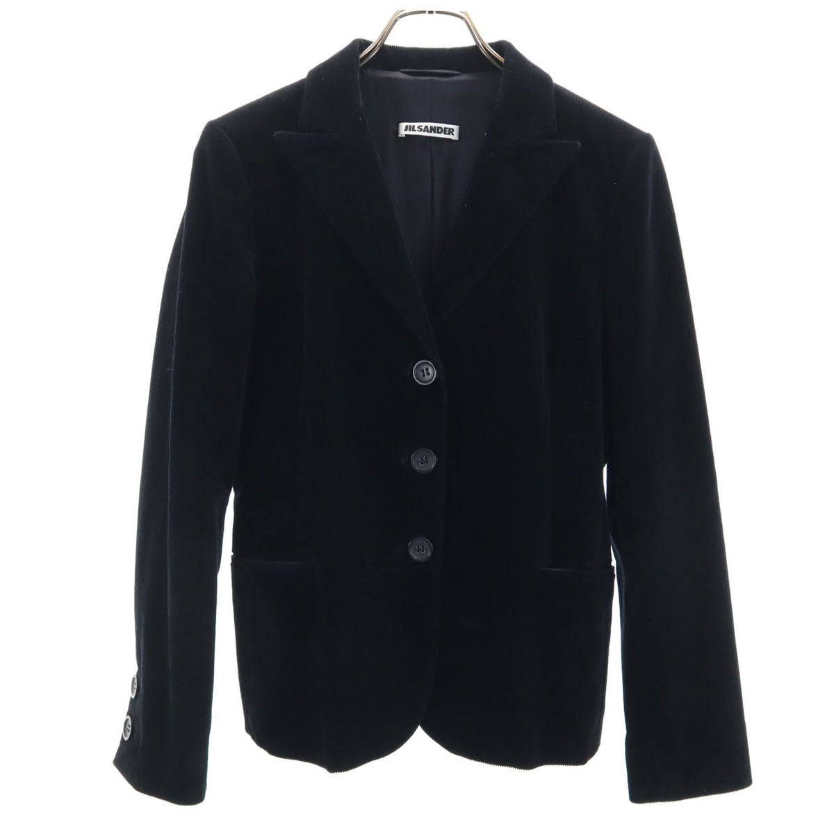 JIL SANDER Made in Germany Corduroy Blazer Black Size 34