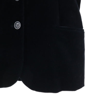 JIL SANDER Made in Germany Corduroy Blazer Black Size 34