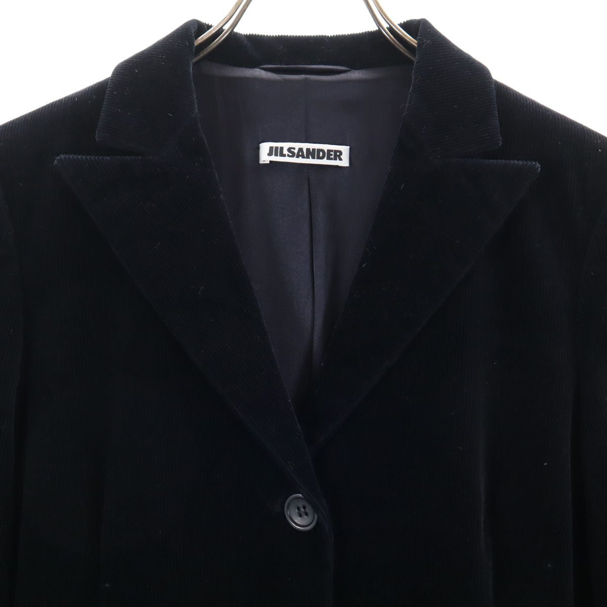 JIL SANDER Made in Germany Corduroy Blazer Black Size 34