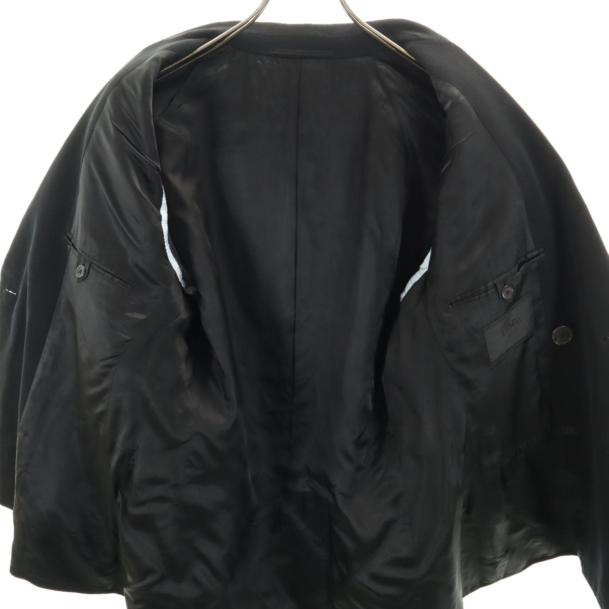 PRADA Italian-made Tailored Blazer Black Size 48R