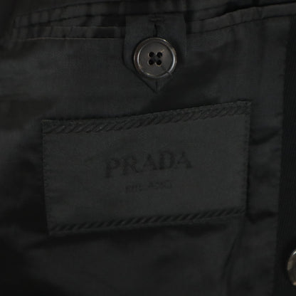 PRADA Italian-made Tailored Blazer Black Size 48R