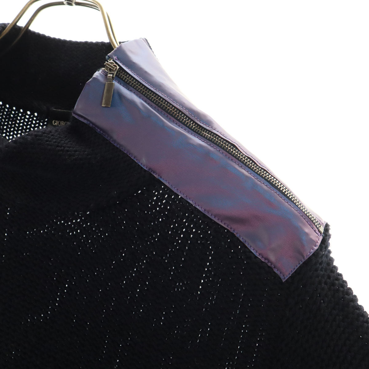 GIORGIO ARMANI Italian Long Sleeve Knit Navy Size 48
