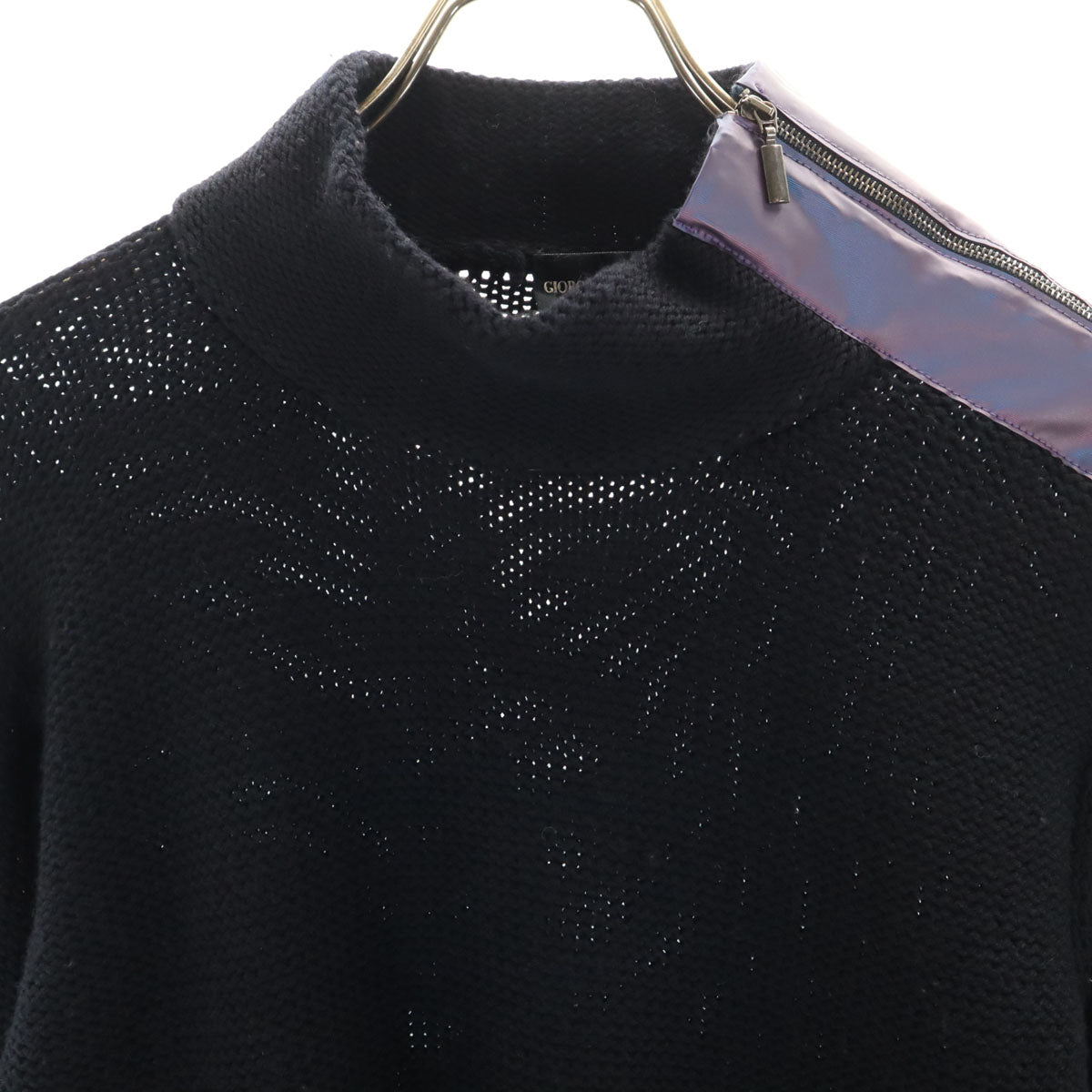 GIORGIO ARMANI Italian Long Sleeve Knit Navy Size 48