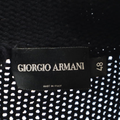 GIORGIO ARMANI Italian Long Sleeve Knit Navy Size 48