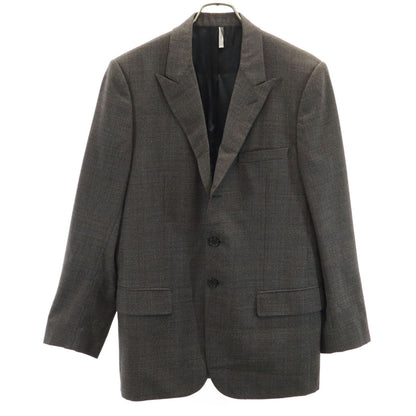 Dior Italian Gray Checkered Blazer Size 50