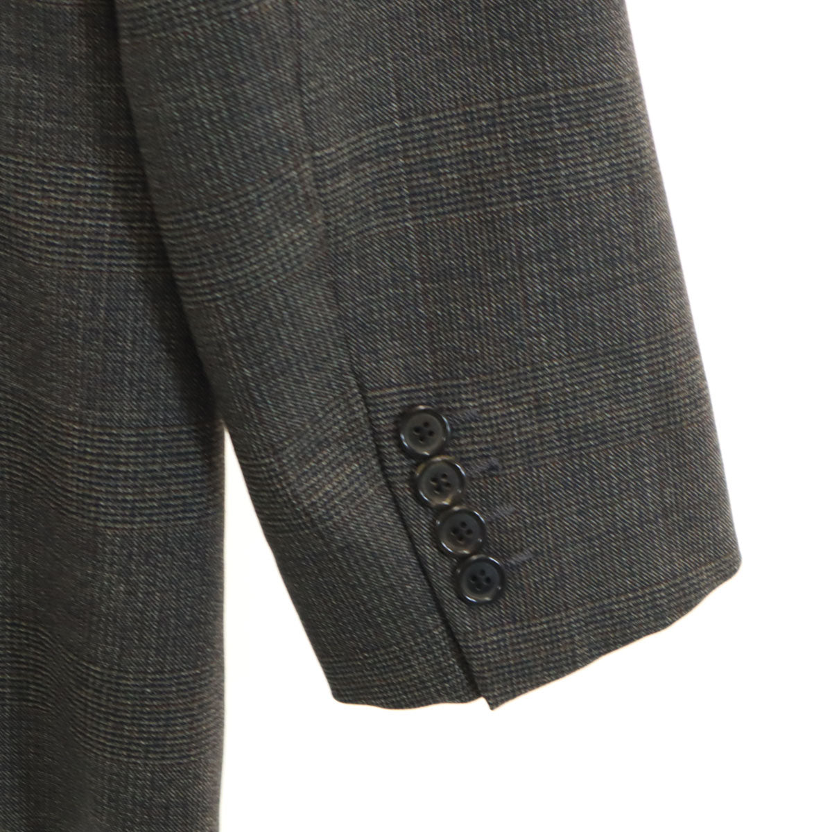 Dior Italian Gray Checkered Blazer Size 50