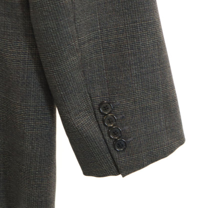 Dior Italian Gray Checkered Blazer Size 50