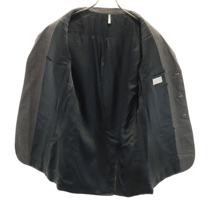Dior Italian Gray Checkered Blazer Size 50
