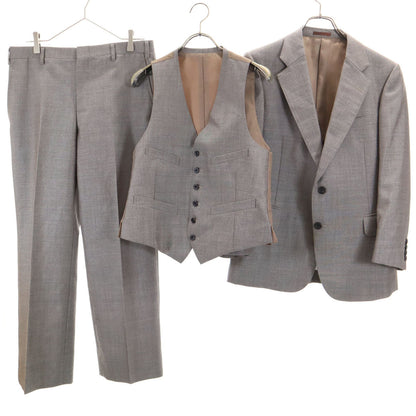 Burberrys 90s Wool Blend 3-Piece Suit Gray Size AB3