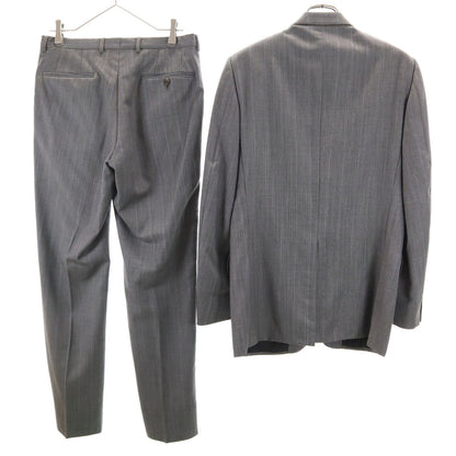 GUCCI Gray Striped Wool Suit Size 46R