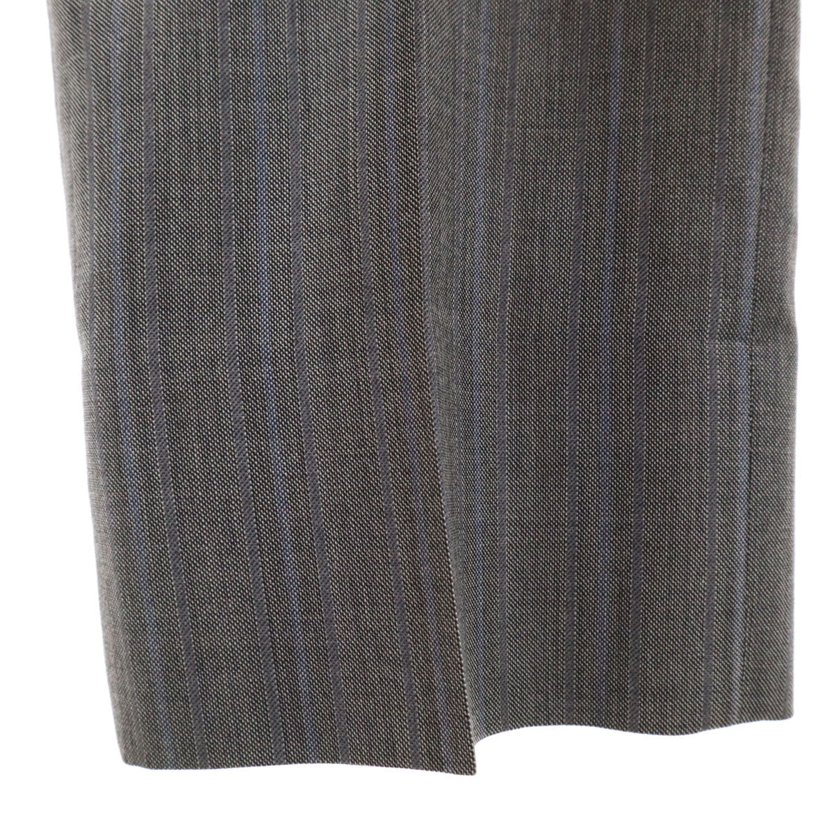 GUCCI Gray Striped Wool Suit Size 46R