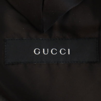 GUCCI Gray Striped Wool Suit Size 46R
